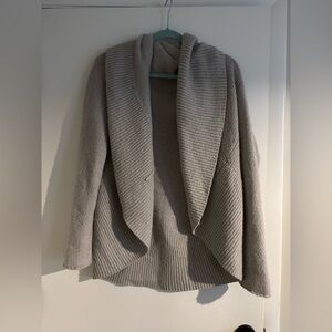 Vince Beige Women's Cardigan Shawl